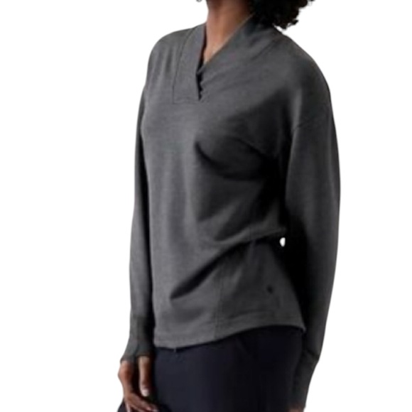 Athleta clarity V‎ Sweater size S Oversized - Picture 7 of 8